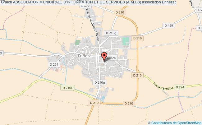 plan association Association Municipale D'information Et De Services (a.m.i.s) Ennezat