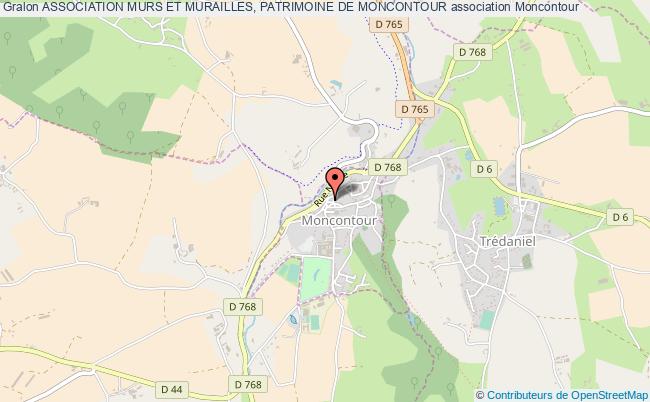 ASSOCIATION MURS ET MURAILLES, PATRIMOINE DE MONCONTOUR