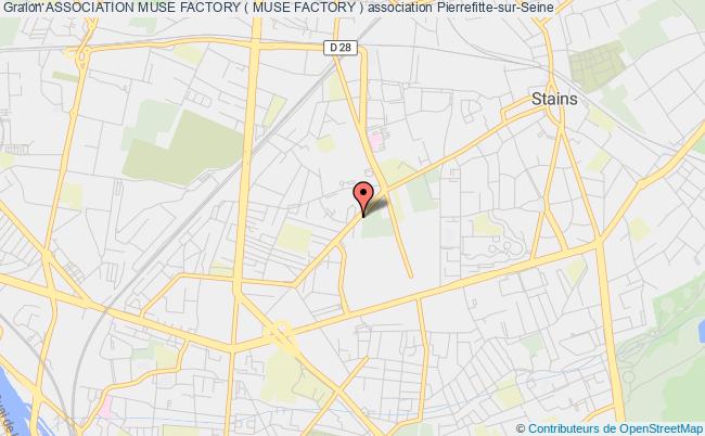 plan association Association Muse Factory ( Muse Factory ) Pierrefitte-sur-Seine