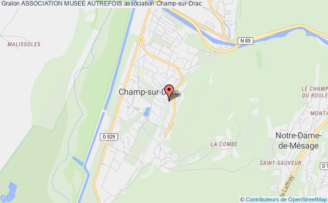 plan association Association Musee Autrefois Champ-sur-Drac