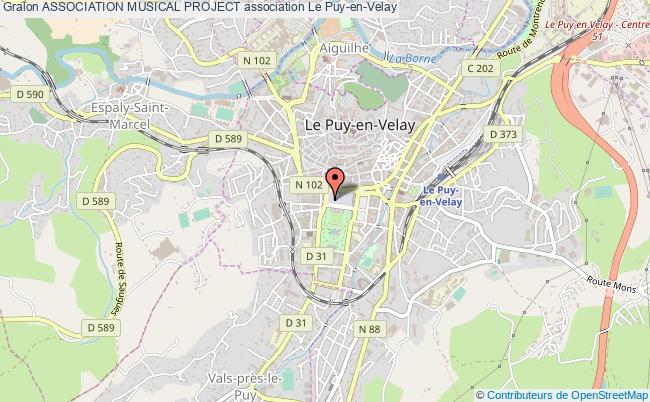 plan association Association Musical Project Le Puy-en-Velay