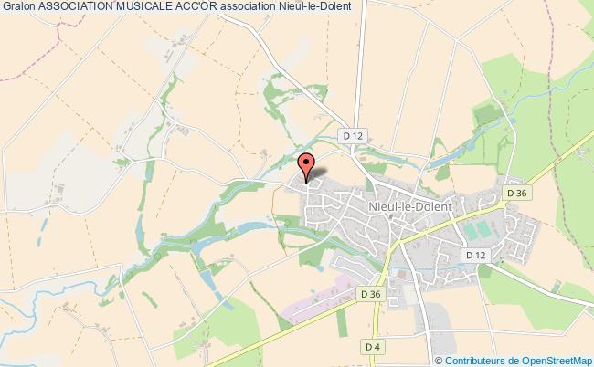 plan association Association Musicale Acc'or Nieul-le-Dolent