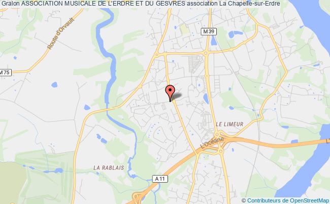 plan association Association Musicale De L'erdre Et Du Gesvres La    Chapelle-sur-Erdre