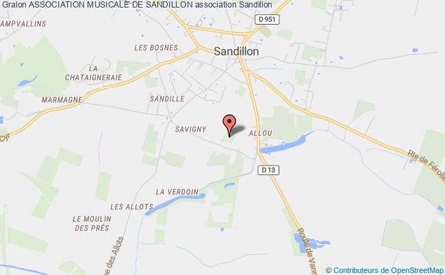 plan association Association Musicale De Sandillon Sandillon