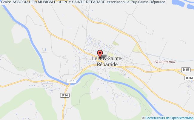 plan association Association Musicale Du Puy Sainte Reparade Le    Puy-Sainte-Réparade