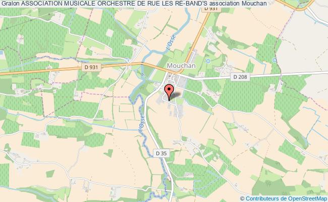 plan association Association Musicale Orchestre De Rue Les RÉ-band's Mouchan