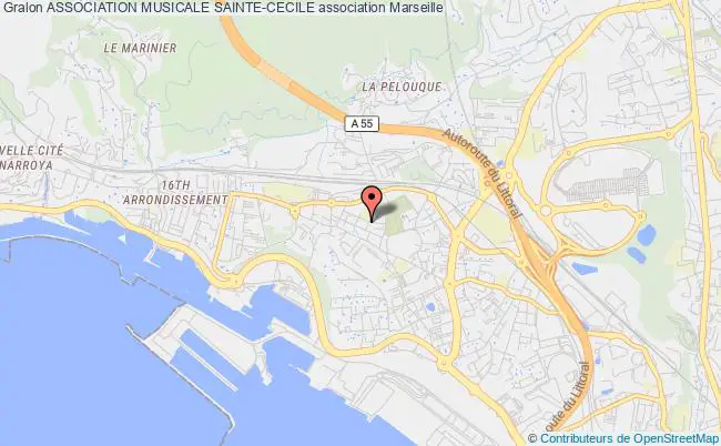 plan association Association Musicale Sainte-cecile Marseille
