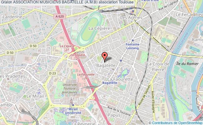 plan association Association Musiciens Bagatelle (a.m.b) Toulouse