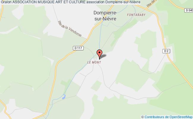 plan association Association Musique Art Et Culture Dompierre-sur-Nièvre