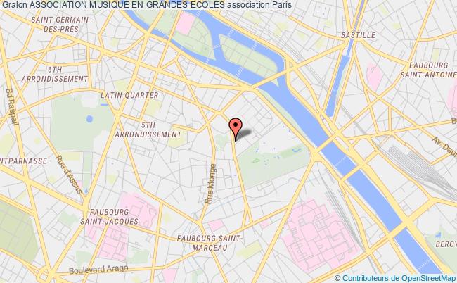 plan association Association Musique En Grandes Ecoles PARIS