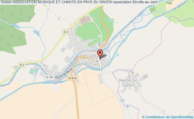 plan association Association Musique Et Chants En Pays Du Sanon Einville-au-Jard