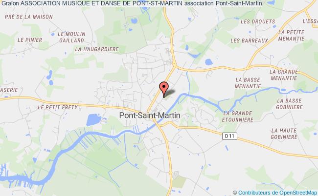 plan association Association Musique Et Danse De Pont-st-martin Pont-Saint-Martin