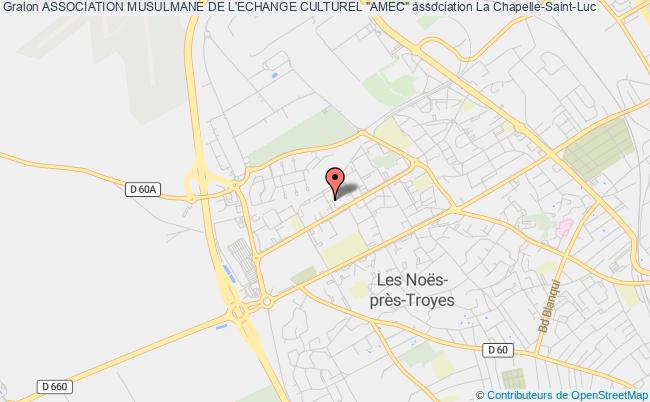 plan association Association Musulmane De L'echange Culturel "amec" La    Chapelle-Saint-Luc
