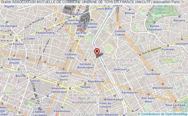 plan association Association Mutuelle De Commune Urbaine De Toya En France (amcutf) Paris