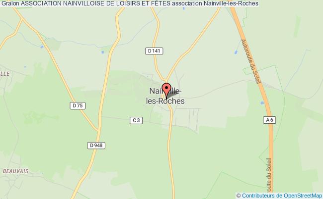 plan association Association Nainvilloise De Loisirs Et FÊtes Nainville-les-Roches