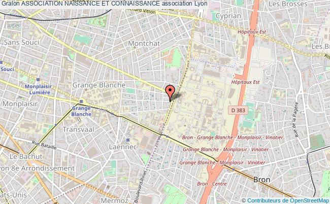plan association Association Naissance Et Connaissance Lyon 3e Arrondissement