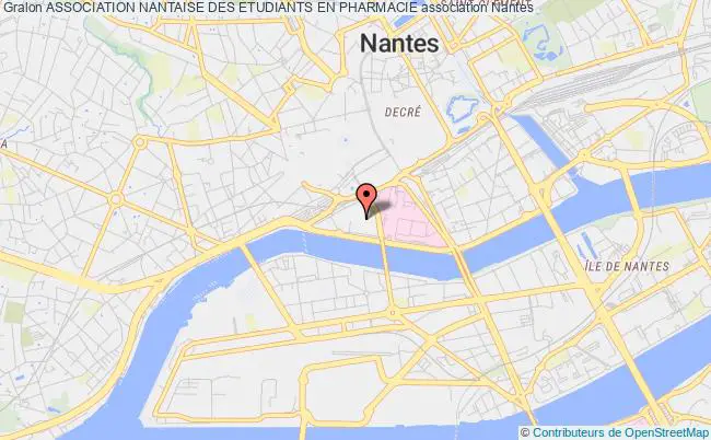 plan association Association Nantaise Des Etudiants En Pharmacie Nantes