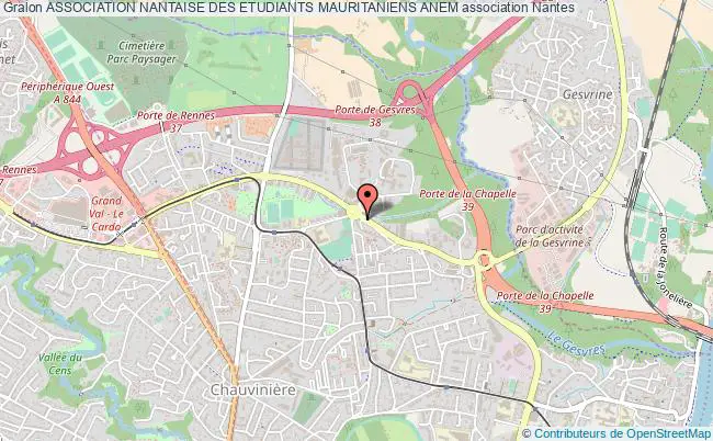 plan association Association Nantaise Des Etudiants Mauritaniens Anem Nantes