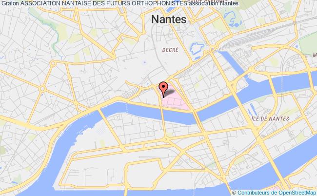 plan association Association Nantaise Des Futurs Orthophonistes Nantes