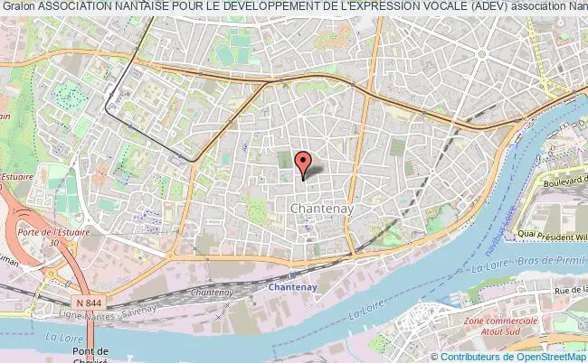 plan association Association Nantaise Pour Le Developpement De L'expression Vocale (adev) Nantes