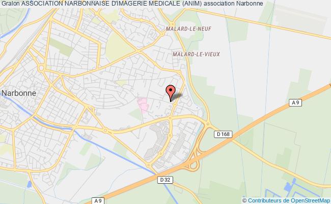 plan association Association Narbonnaise D'imagerie Medicale (anim) Narbonne
