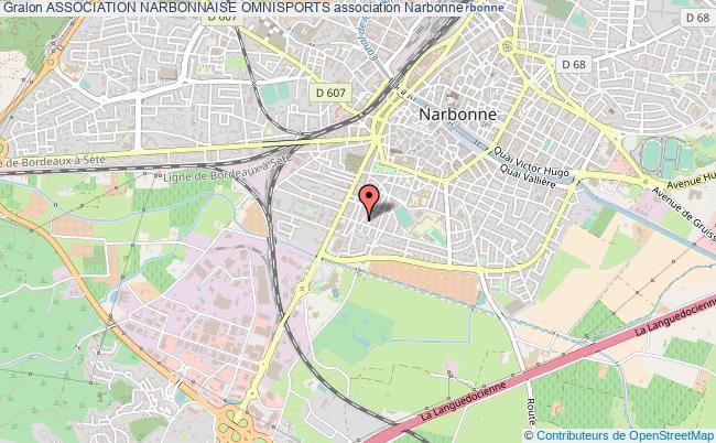 plan association Association Narbonnaise Omnisports Narbonne