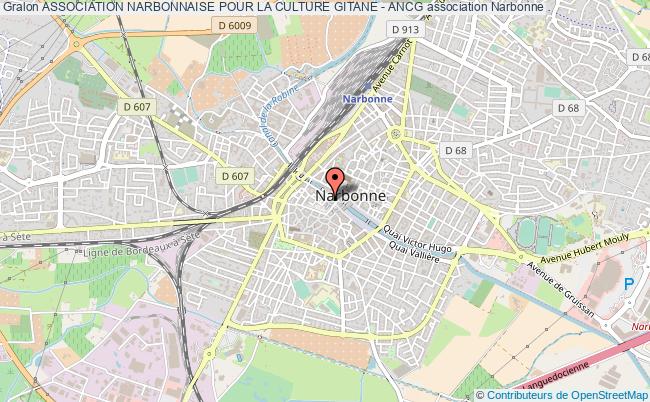 plan association Association Narbonnaise Pour La Culture Gitane - Ancg Narbonne