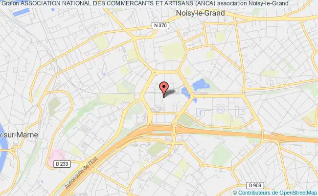 plan association Association National Des Commercants Et Artisans (anca) Noisy-le-Grand