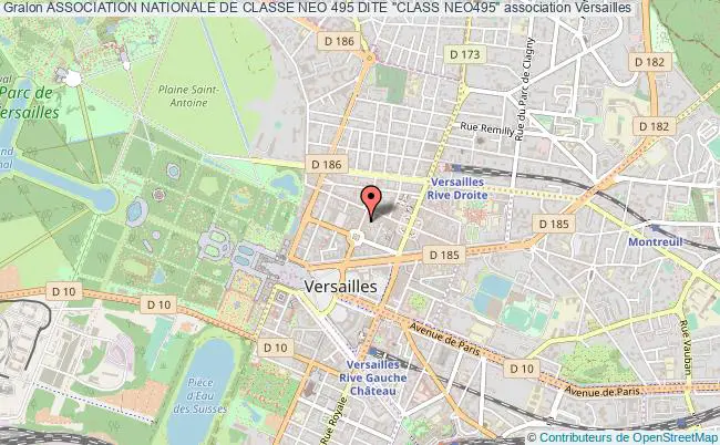 plan association Association Nationale De Classe Neo 495 Dite "class Neo495" Versailles