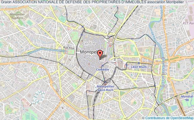 plan association Association Nationale De Defense Des Proprietaires D'immeubles Montpellier