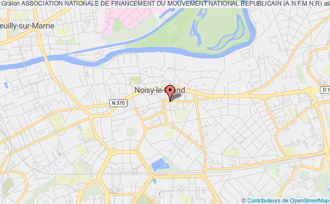 plan association Association Nationale De Financement Du Mouvement National Republicain (a.n.f.m.n.r) Noisy-le-Grand