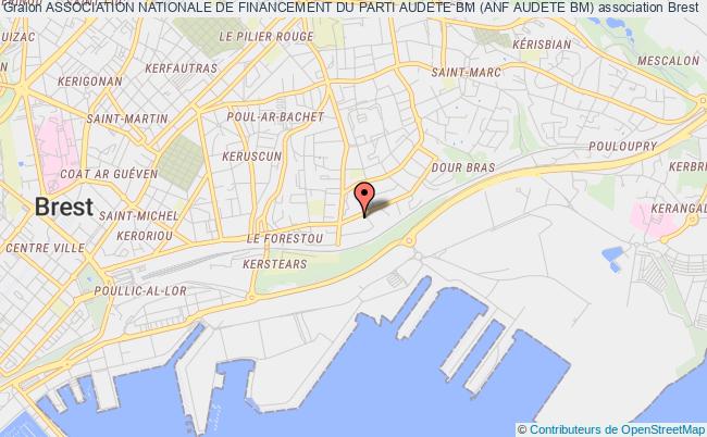 plan association Association Nationale De Financement Du Parti Audete Bm (anf Audete Bm) Brest