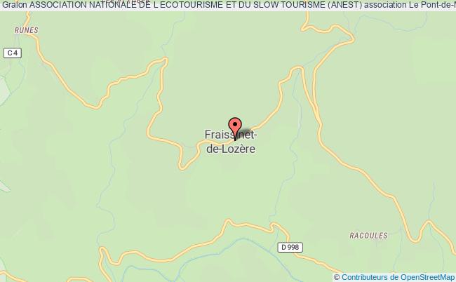 plan association Association Nationale De L Ecotourisme Et Du Slow Tourisme (anest) Pont de Montvert - Sud Mont Lozère