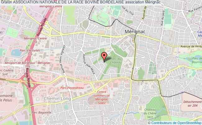 plan association Association Nationale De La Race Bovine Bordelaise Mérignac
