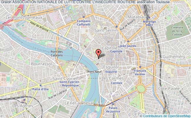 plan association Association Nationale De Lutte Contre L'insecurite Routiere Toulouse