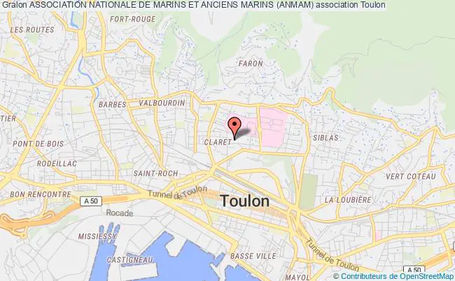 plan association Association Nationale De Marins Et Anciens Marins (anmam) Toulon