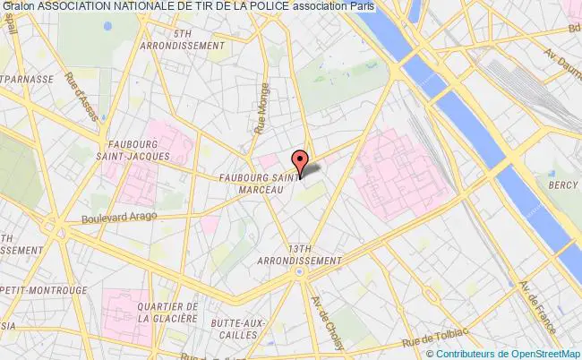 plan association Association Nationale De Tir De La Police Paris