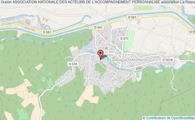 plan association Association Nationale Des Acteurs De L'accompagnement Personnalise La Roque-d'Anthéron