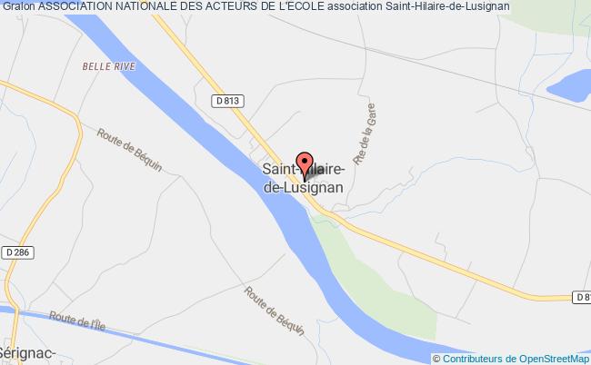 plan association Association Nationale Des Acteurs De L'ecole Saint-Hilaire-de-Lusignan