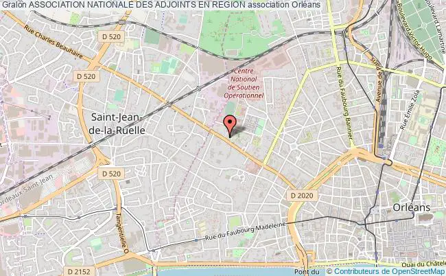 plan association Association Nationale Des Adjoints En Region Orléans