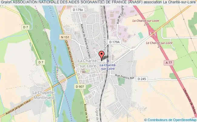 plan association Association Nationale Des Aides Soignant(e) De France (anasf) La    Charité-sur-Loire