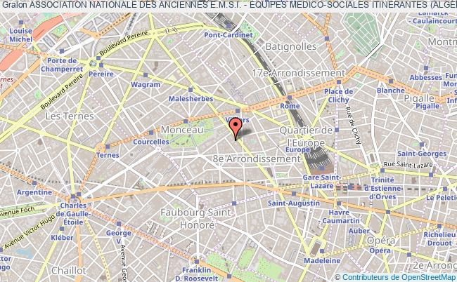 plan association Association Nationale Des Anciennes E.m.s.i. - Equipes Medico-sociales Itinerantes (algerie 1957-1962) Paris