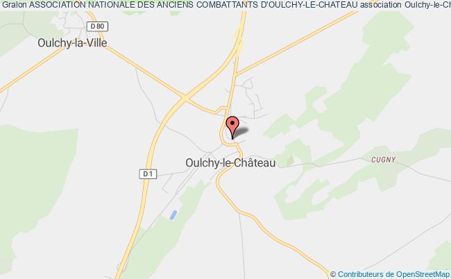 plan association Association Nationale Des Anciens Combattants D'oulchy-le-chateau Oulchy-le-Château