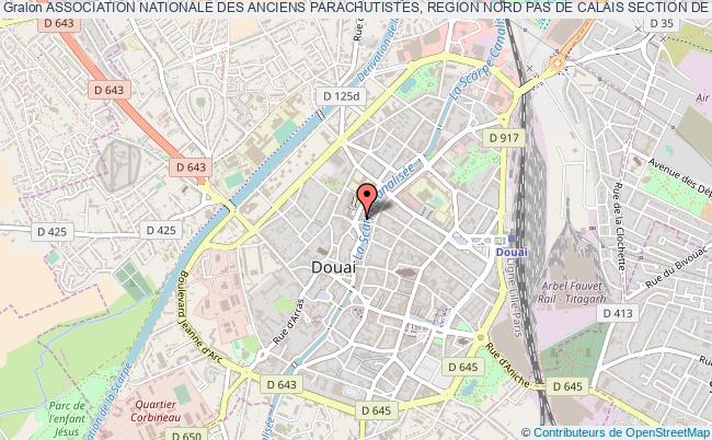 ASSOCIATION NATIONALE DES ANCIENS PARACHUTISTES, REGION NORD PAS DE CALAIS SECTION DE DOUAI