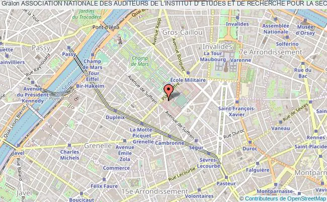 plan association Association Nationale Des Auditeurs De L'institut D' Etudes Et De Recherche Pour La Securite Des Entreprises (ana-ierse) Paris