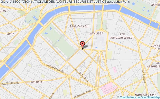 plan association Association Nationale Des Auditeurs Securite Et Justice Paris