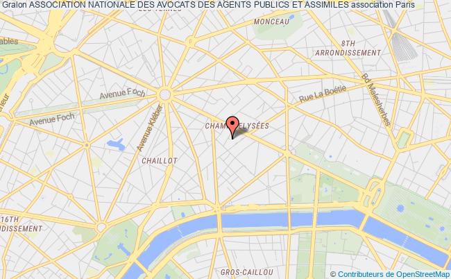 plan association Association Nationale Des Avocats Des Agents Publics Et Assimiles Paris