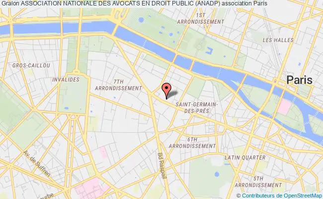 plan association Association Nationale Des Avocats En Droit Public (anadp) PARIS