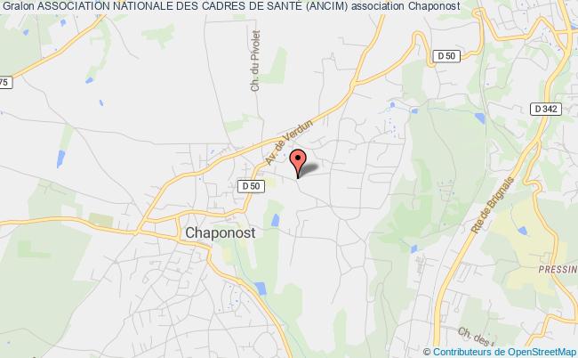 plan association Association Nationale Des Cadres De SantÉ (ancim) Chaponost