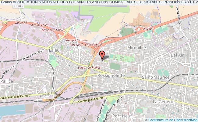 plan association Association Nationale Des Cheminots Anciens Combattants, Resistants, Prisonniers Et Victimes De Guerre Section De La Rochelle (ancac) La    Rochelle